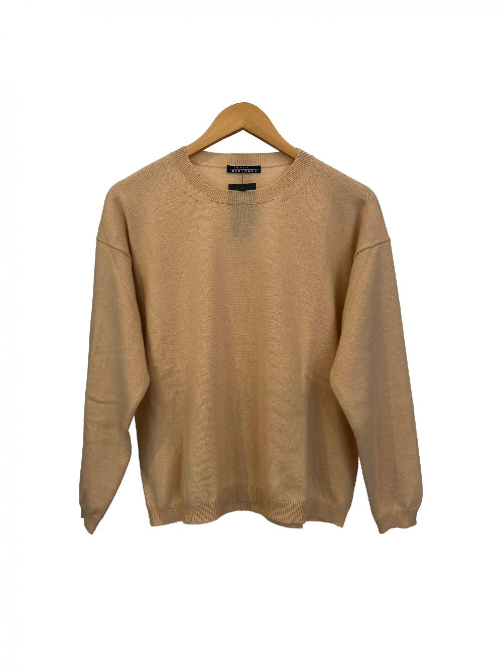 laura urbinati CREW NECK SWEATER 100% CASHMERE MADE IN ITALY