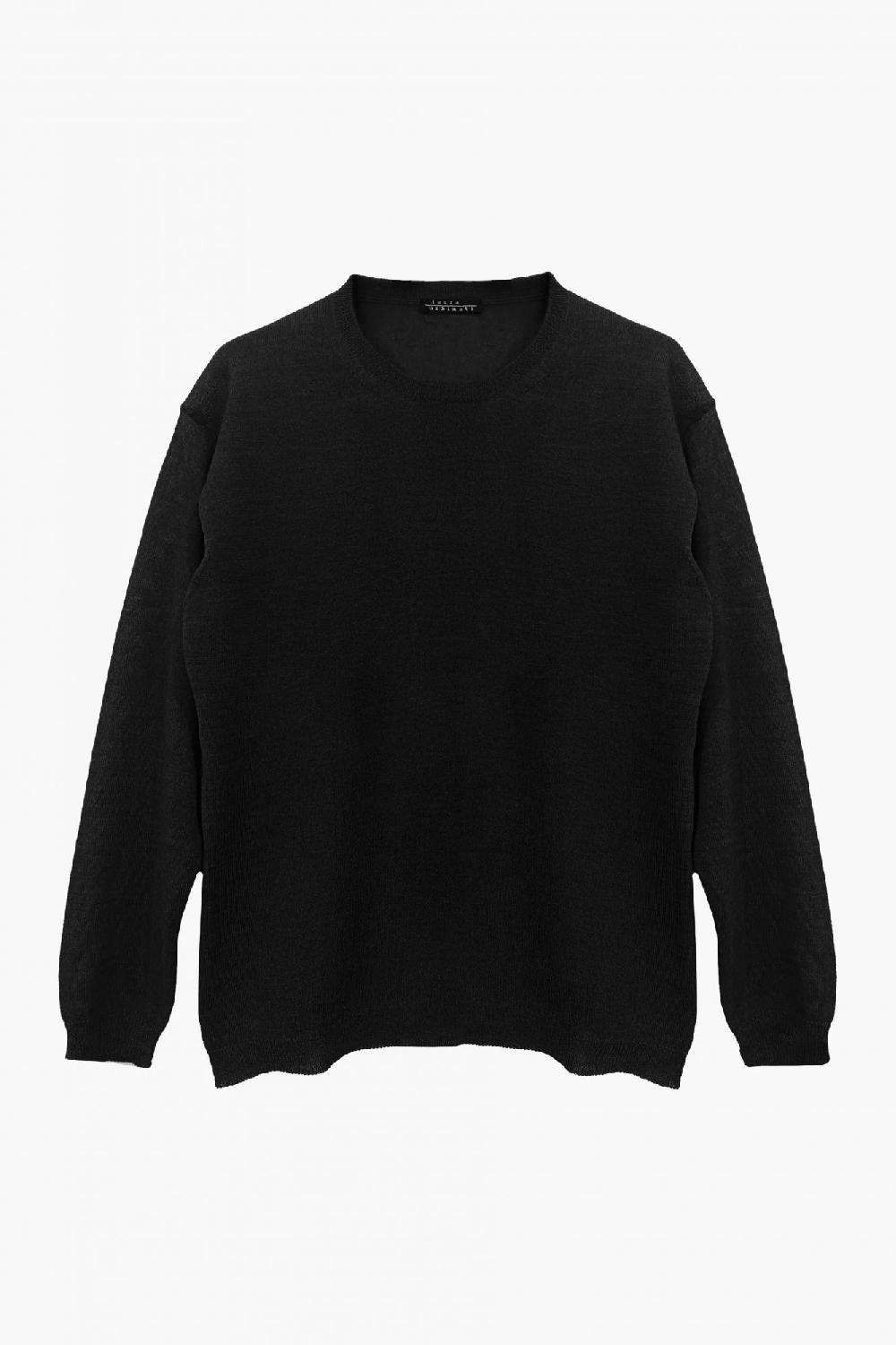 laura urbinati CREW NECK SWEATER MERINO EXTRA FINE WOOL