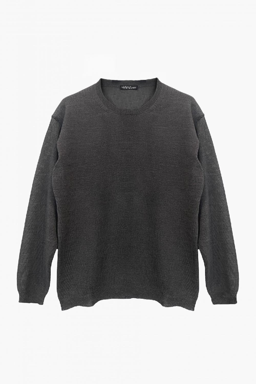 laura urbinati CREW NECK SWEATER MERINO EXTRA FINE WOOL