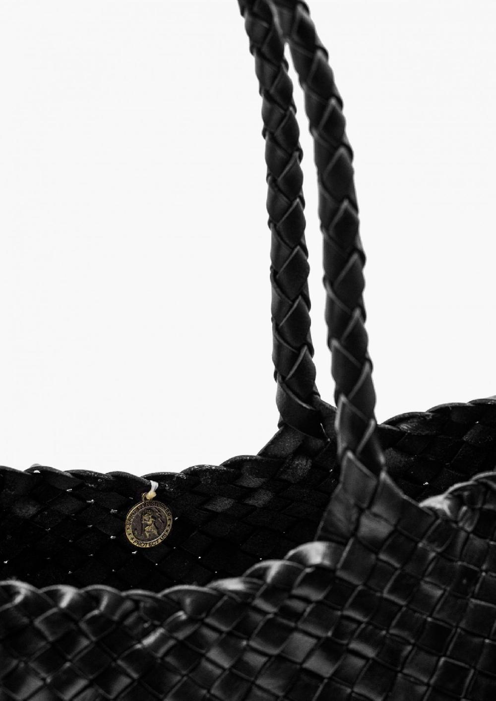 Laura Urbinati DRAGON SANTA CROCE BLACK 100% LEATHER