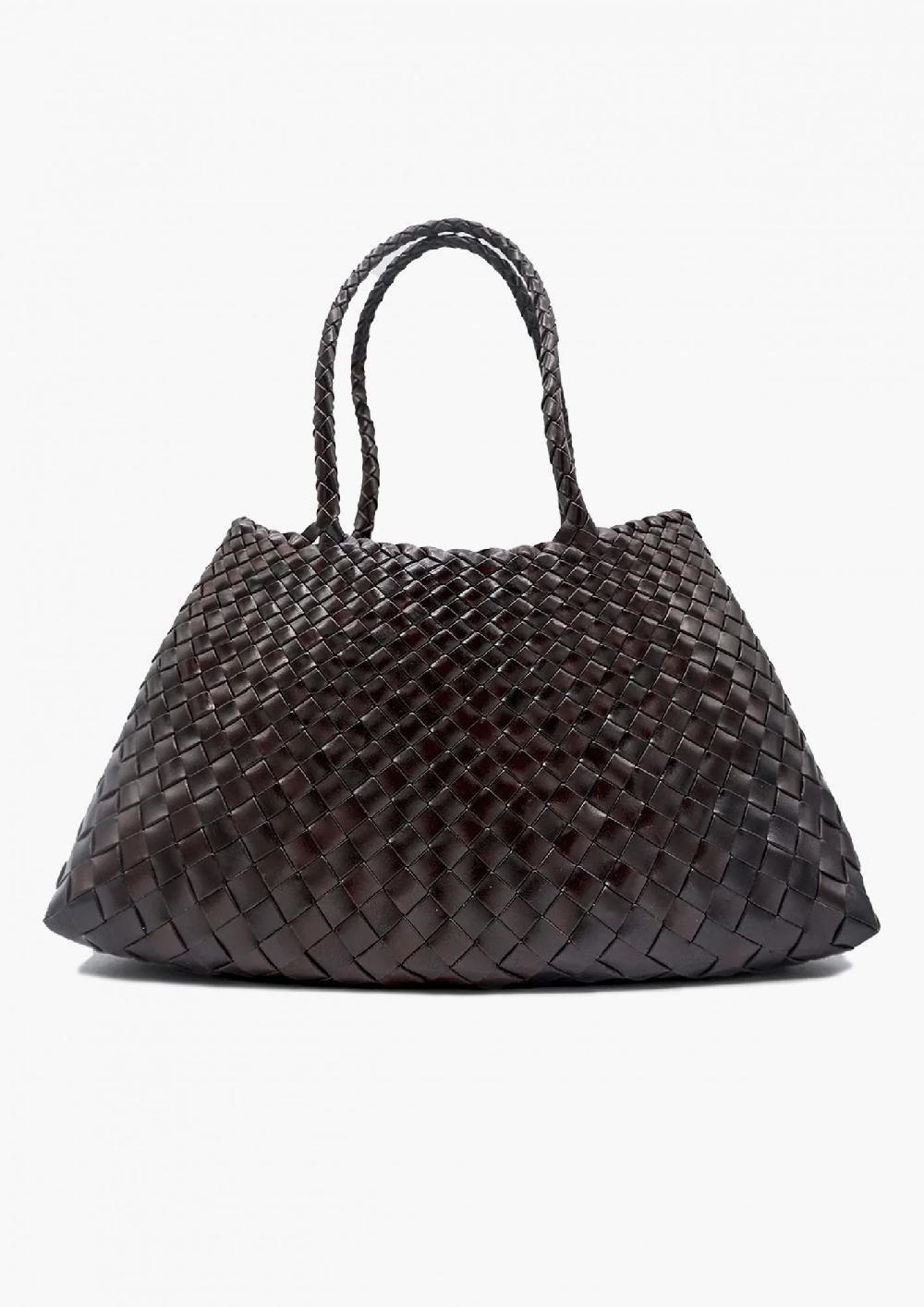 laura urbinati DRAGON SANTA CROCE DARK BROWN 100% LEATHER