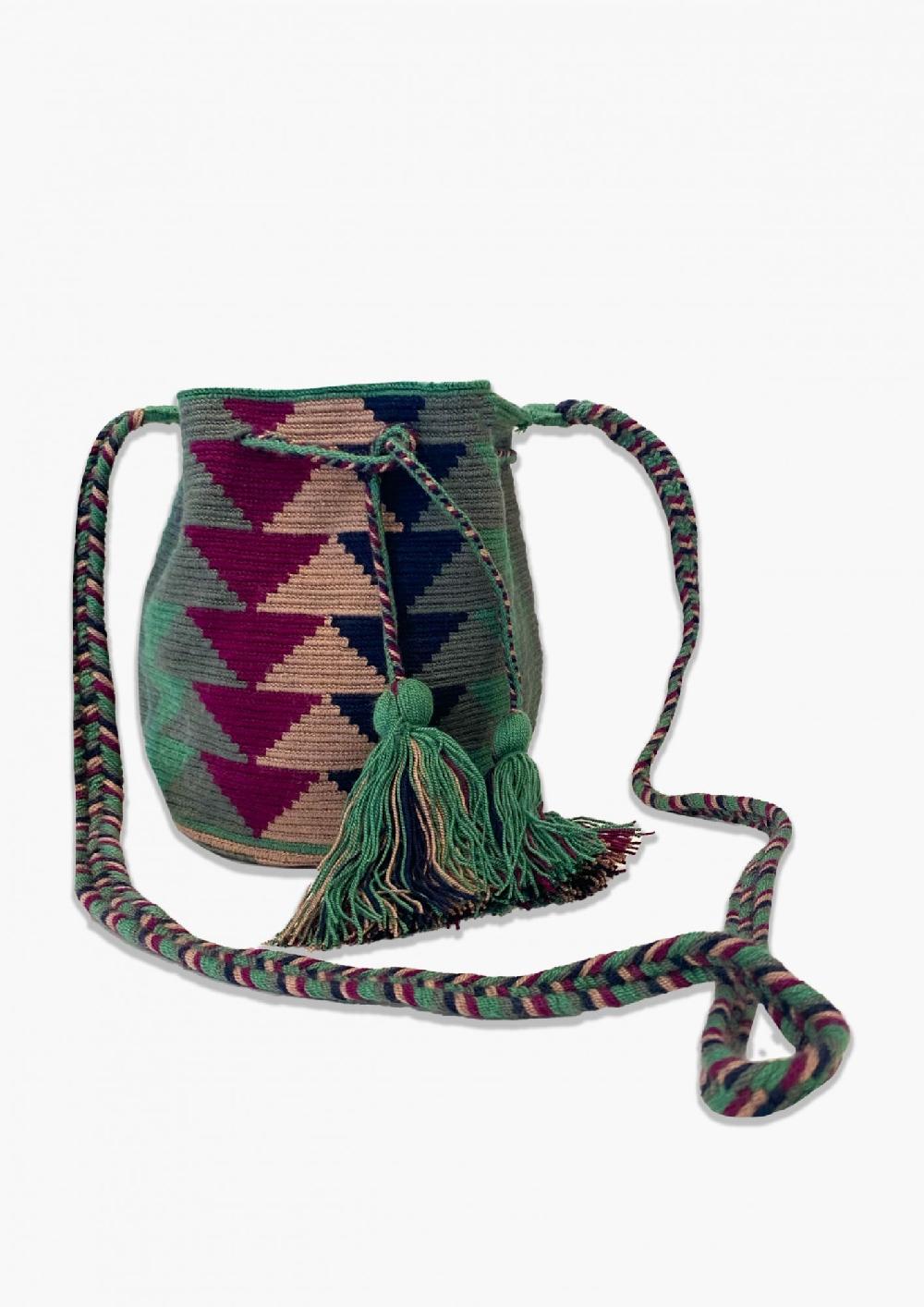 laura urbinati GUANABANA CROSSBODY M BAG - ACACIA HANDMADE IN COLOMBIA