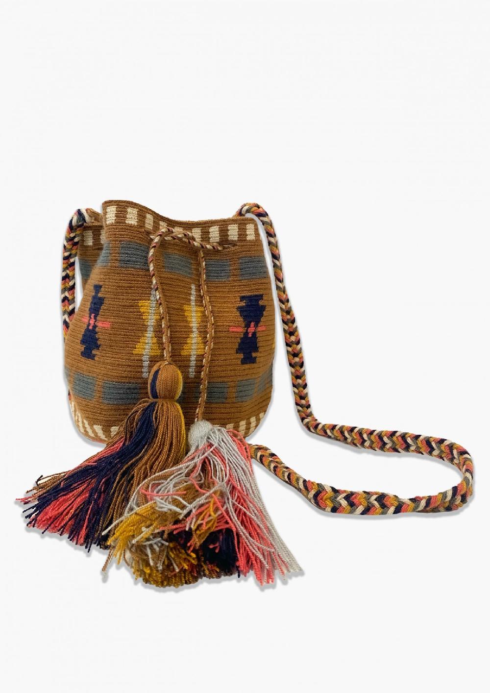 laura urbinati GUANABANA CROSSBODY M BAG - BELLFLOWER HANDMADE IN COLOMBIA