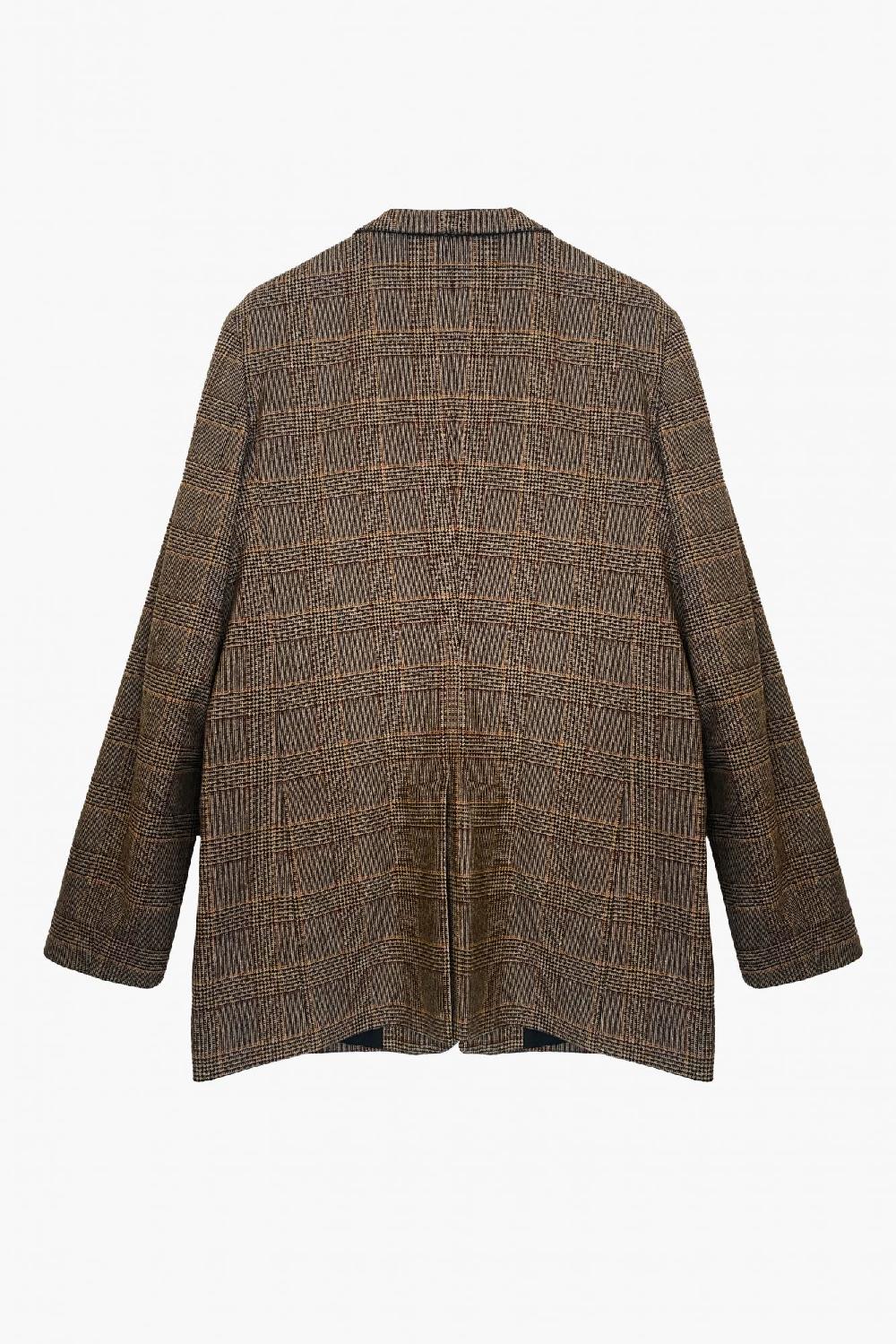 Laura Urbinati BLAZER STRETCH WOOL PRINCE OF WALES