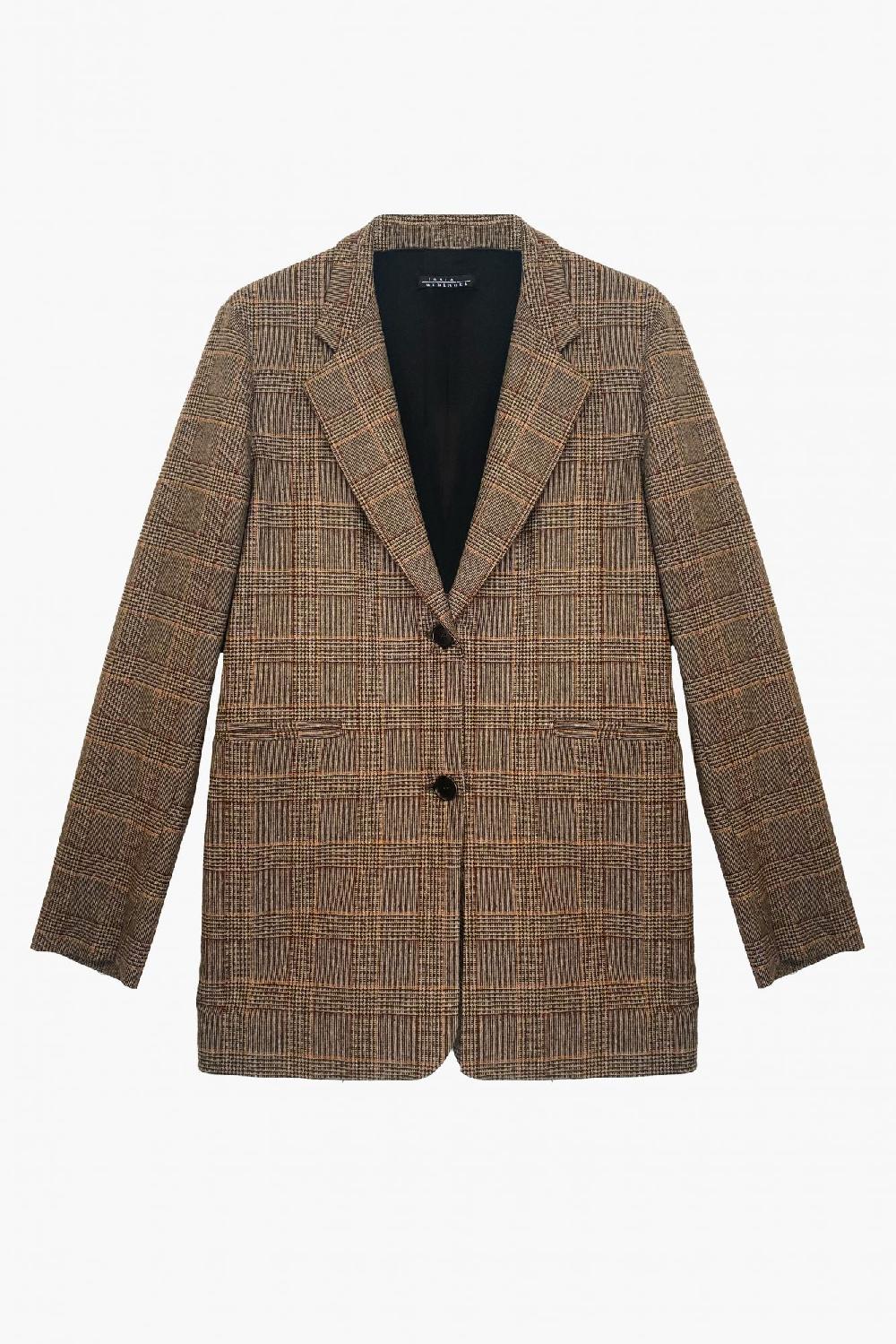 laura urbinati BLAZER STRETCH WOOL PRINCE OF WALES
