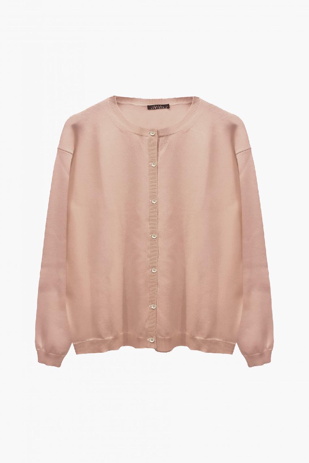 laura urbinati CREW NECK CARDIGAN CASHMERE