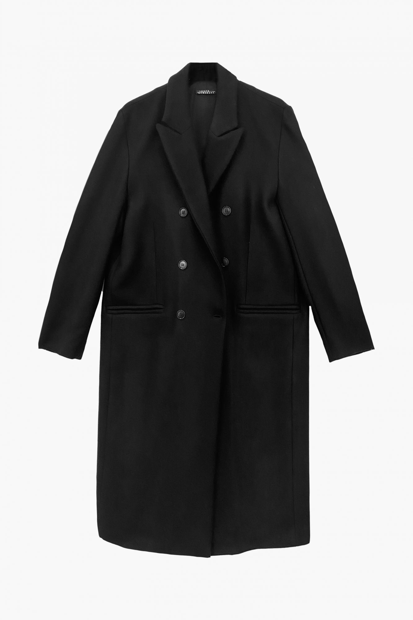 Laura Urbinati DOUBLE BREASTED COAT WOOL CASHMERE