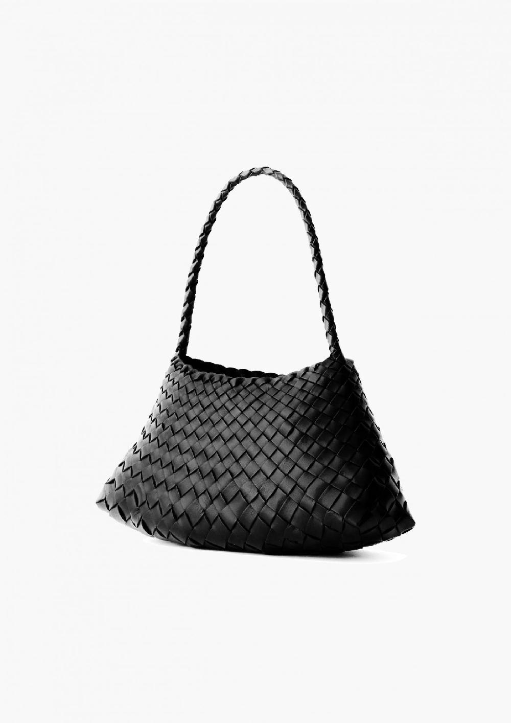 Laura Urbinati DRAGON ROSANNA BLACK 100% LEATHER