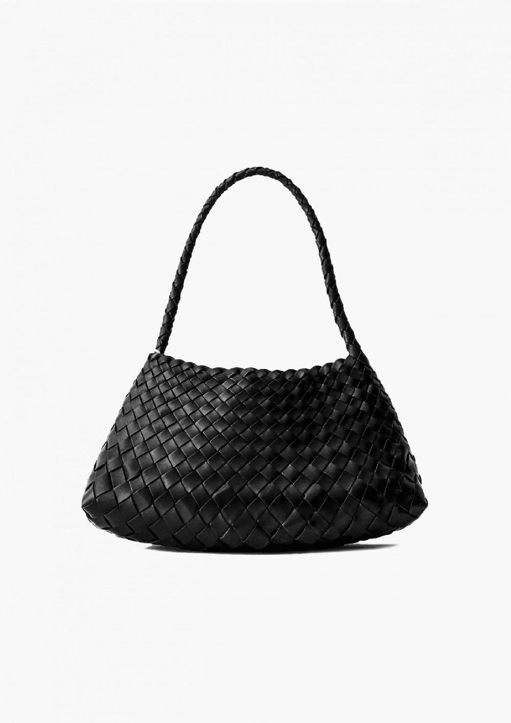 laura urbinati DRAGON ROSANNA BLACK 100% LEATHER