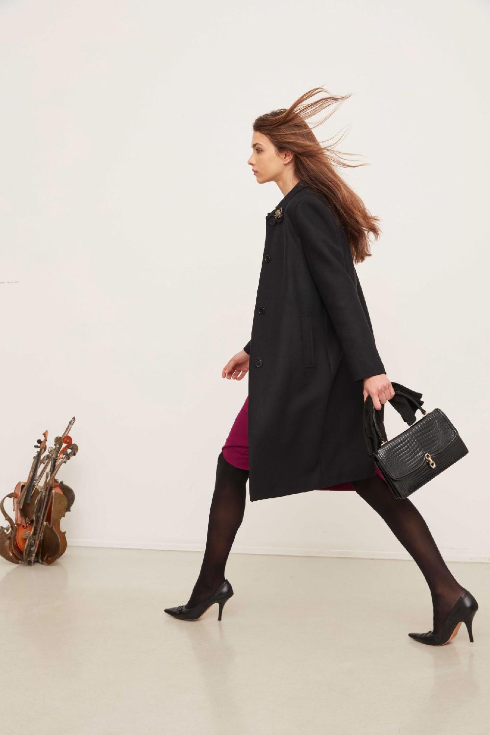 laura urbinati LODEN COAT WOOL CASHMERE