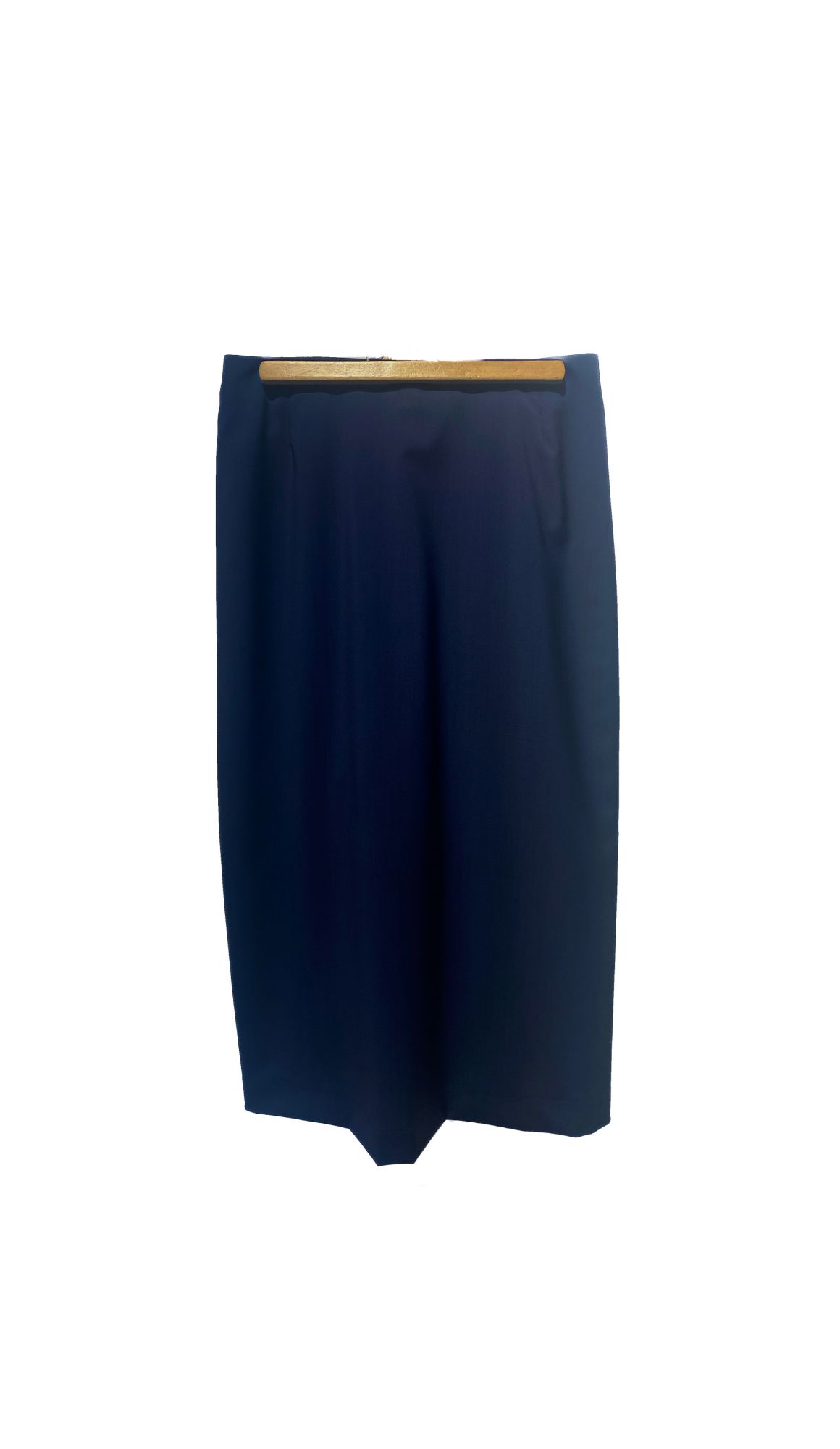 laura urbinati LONGUETTE PENCIL SKIRT STRETCH WOOL