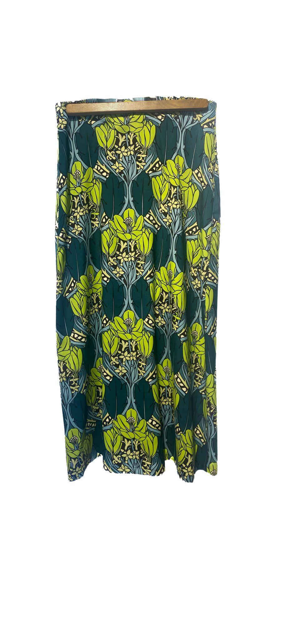 laura urbinati LONGUETTE SKIRT STRETCH SATIN SILK