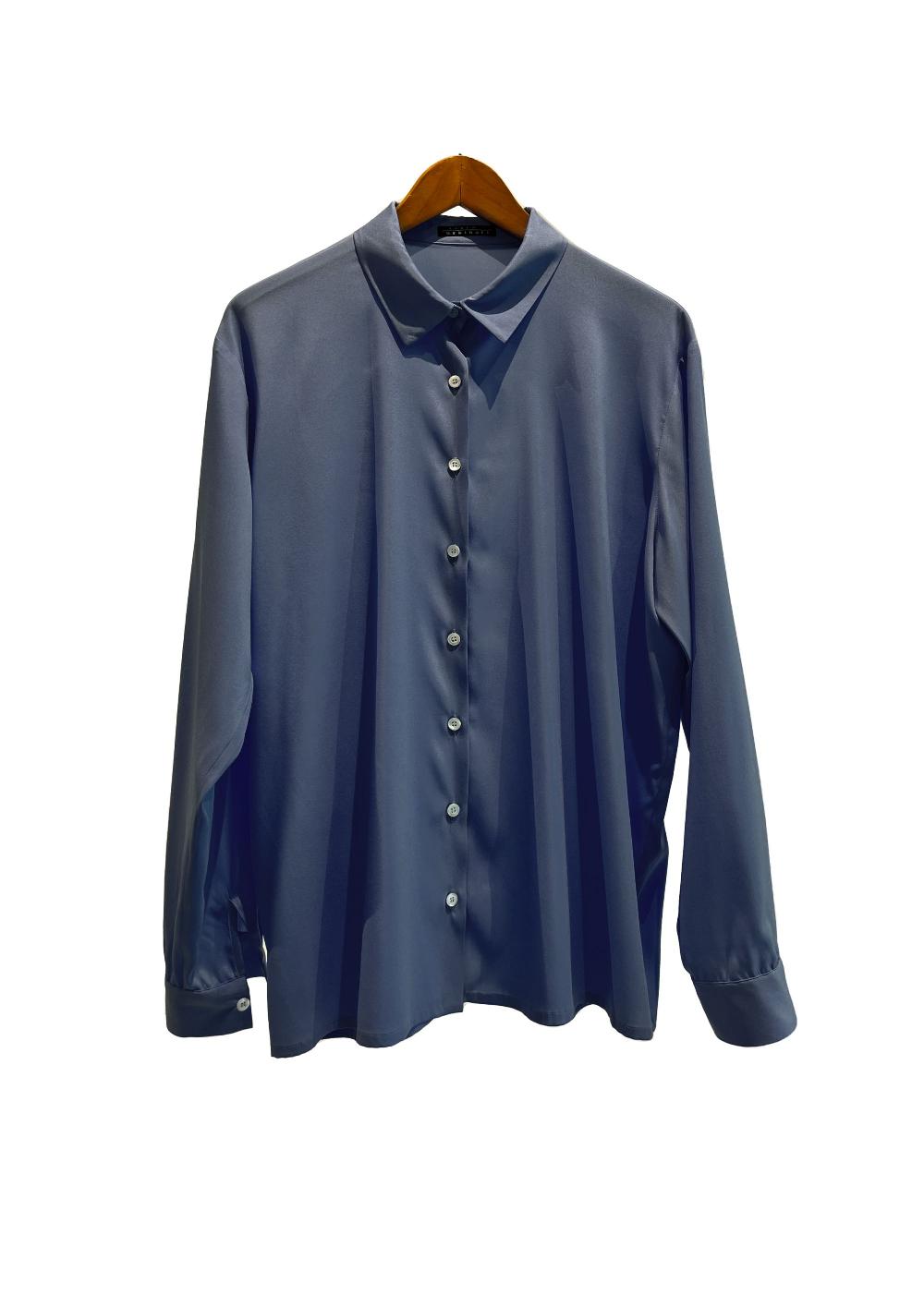 laura urbinati SHIRT STRETCH SATIN SILK