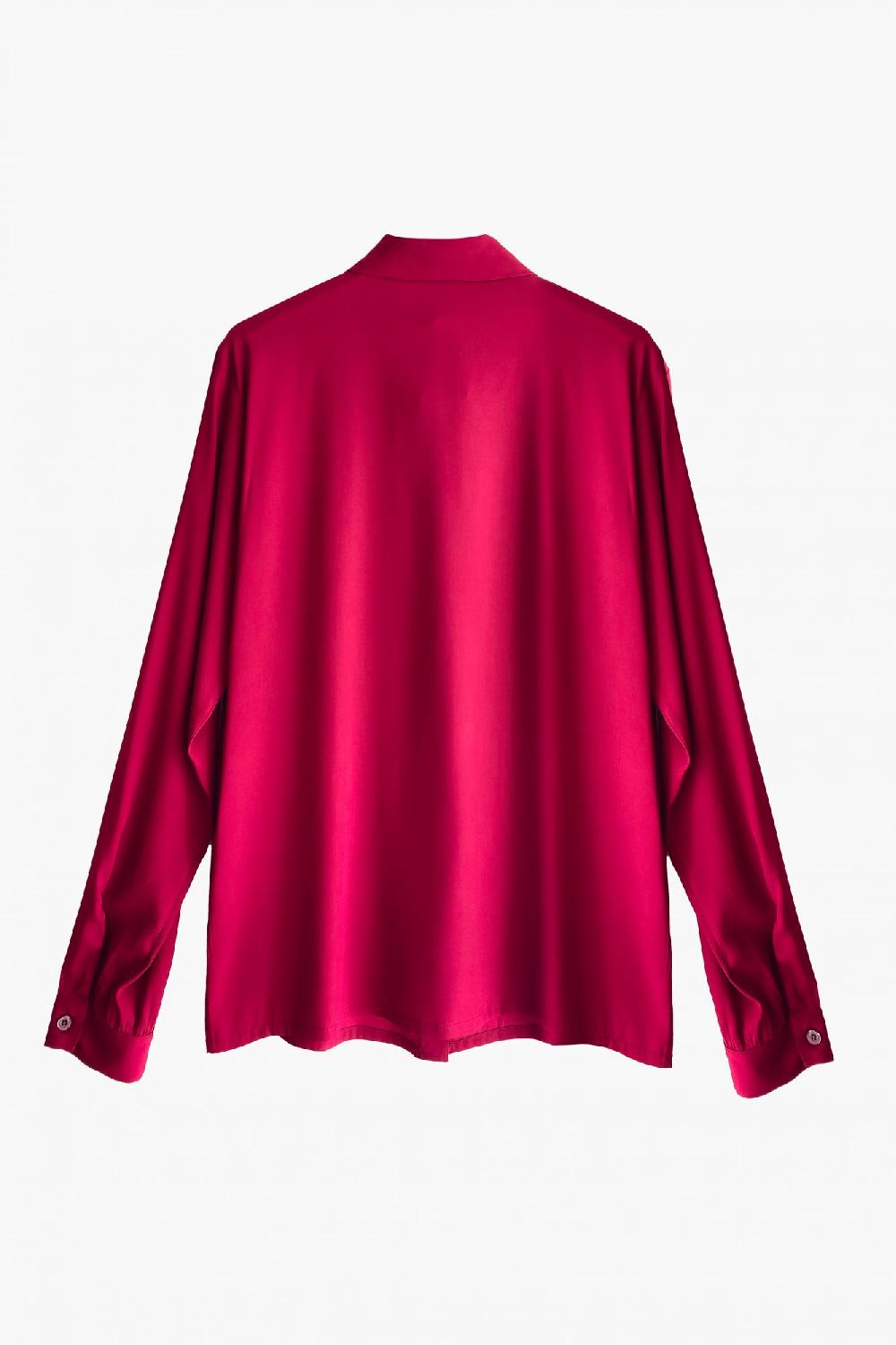 Laura Urbinati SHIRT STRETCH SILK SATIN