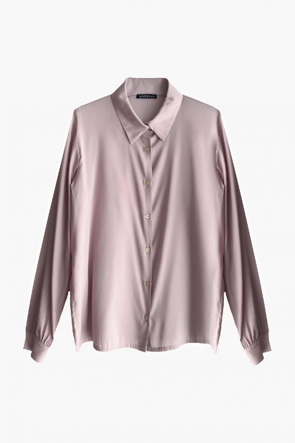 laura urbinati SHIRT STRETCH SILK SATIN