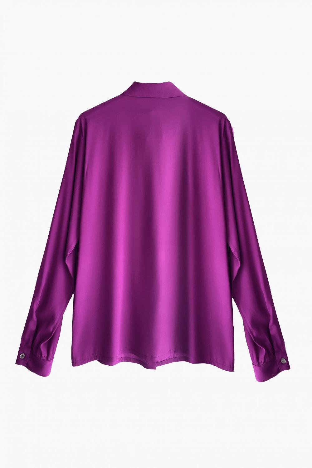 Laura Urbinati SHIRT STRETCH SILK SATIN