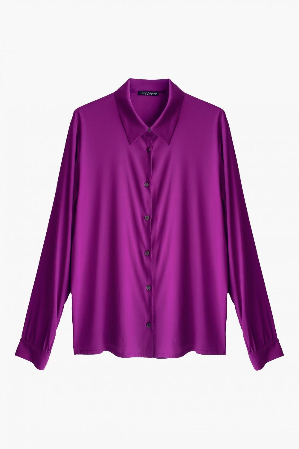 laura urbinati SHIRT STRETCH SILK SATIN