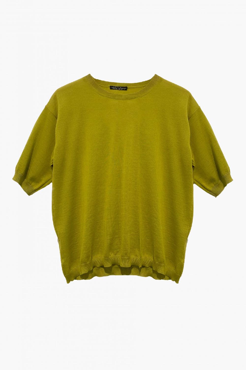 laura urbinati SHORT SLEEVES SWEATER CASHMERE