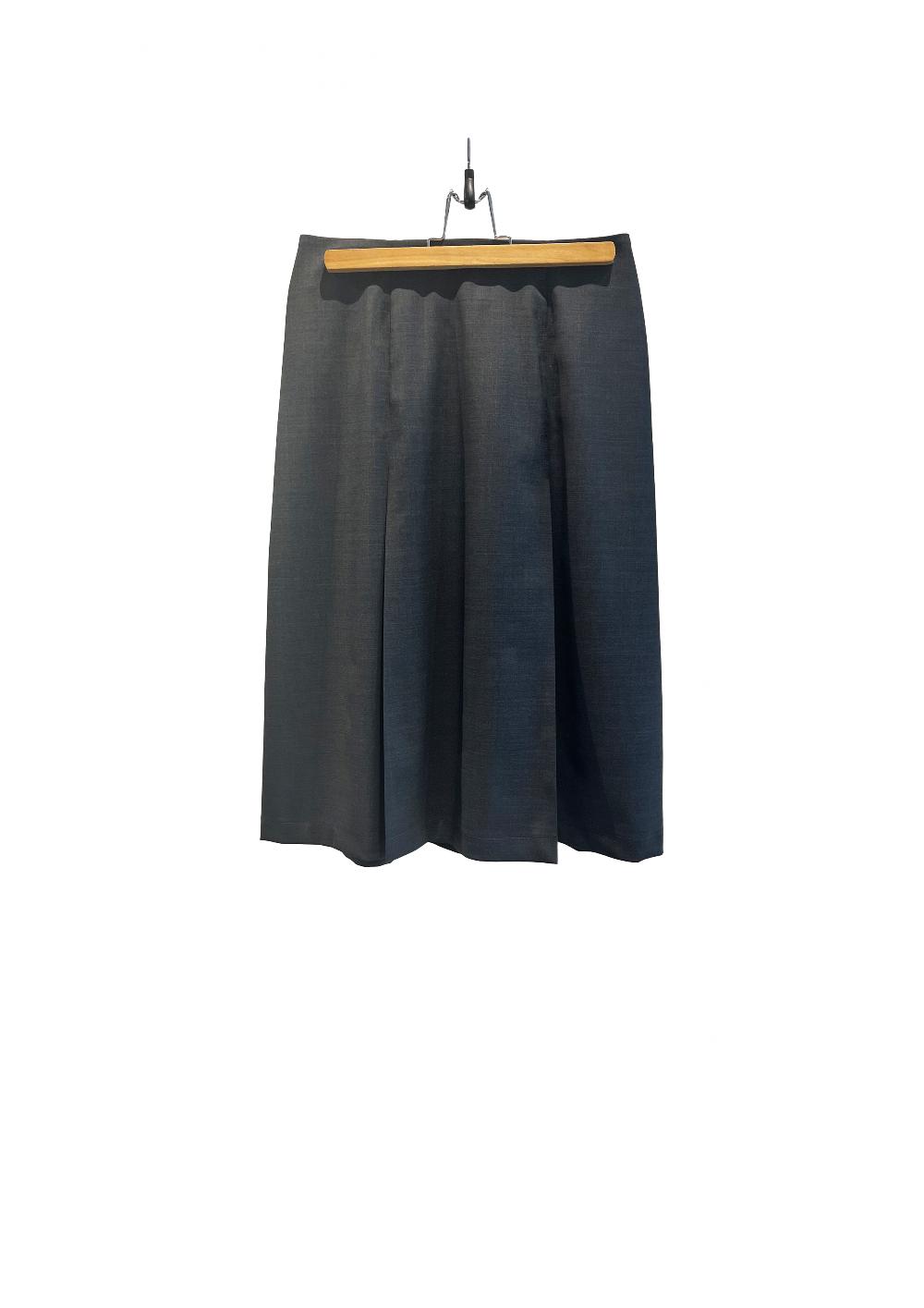 Laura Urbinati SKIRT WITH PLEATS STRETCH WOOL