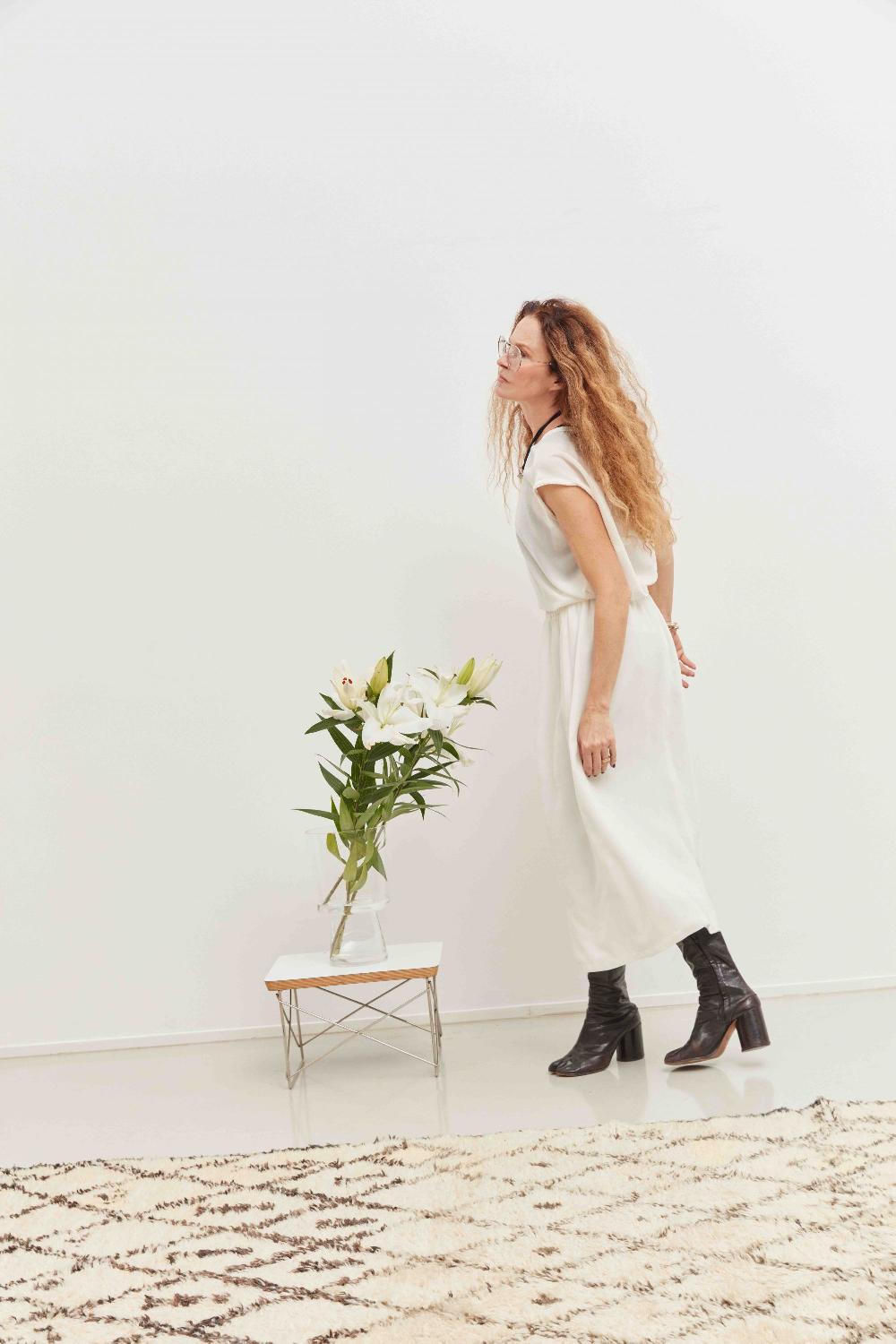 laura urbinati TOP SCHIENA SILK VELVET