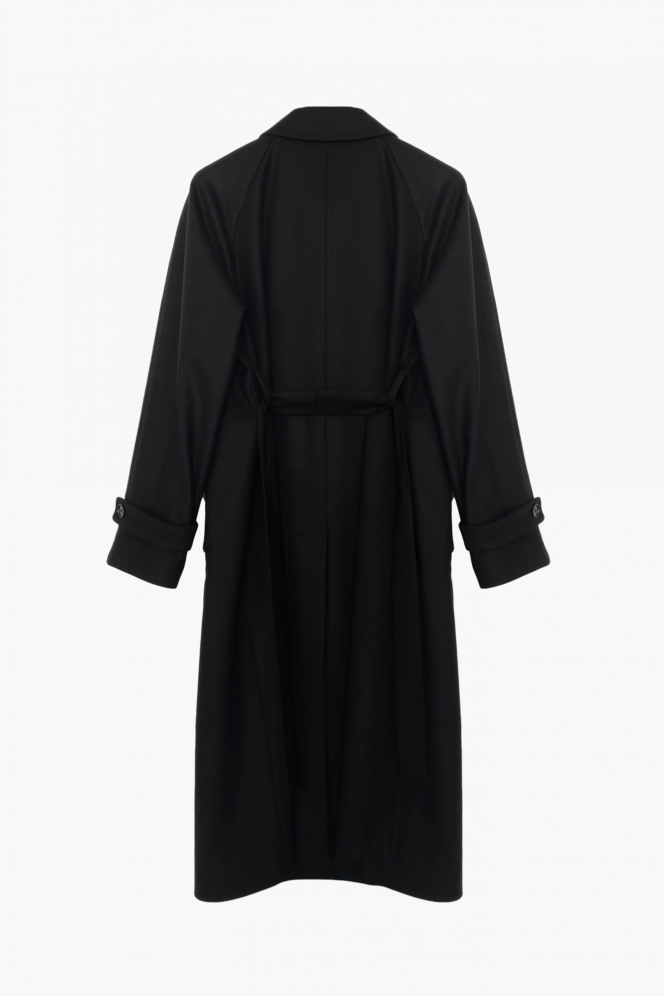 Laura Urbinati TRENCH COAT WOOL FLANNEL