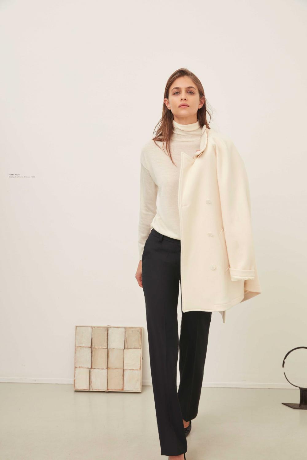 laura urbinati TROUSERS STRETCH WOOL