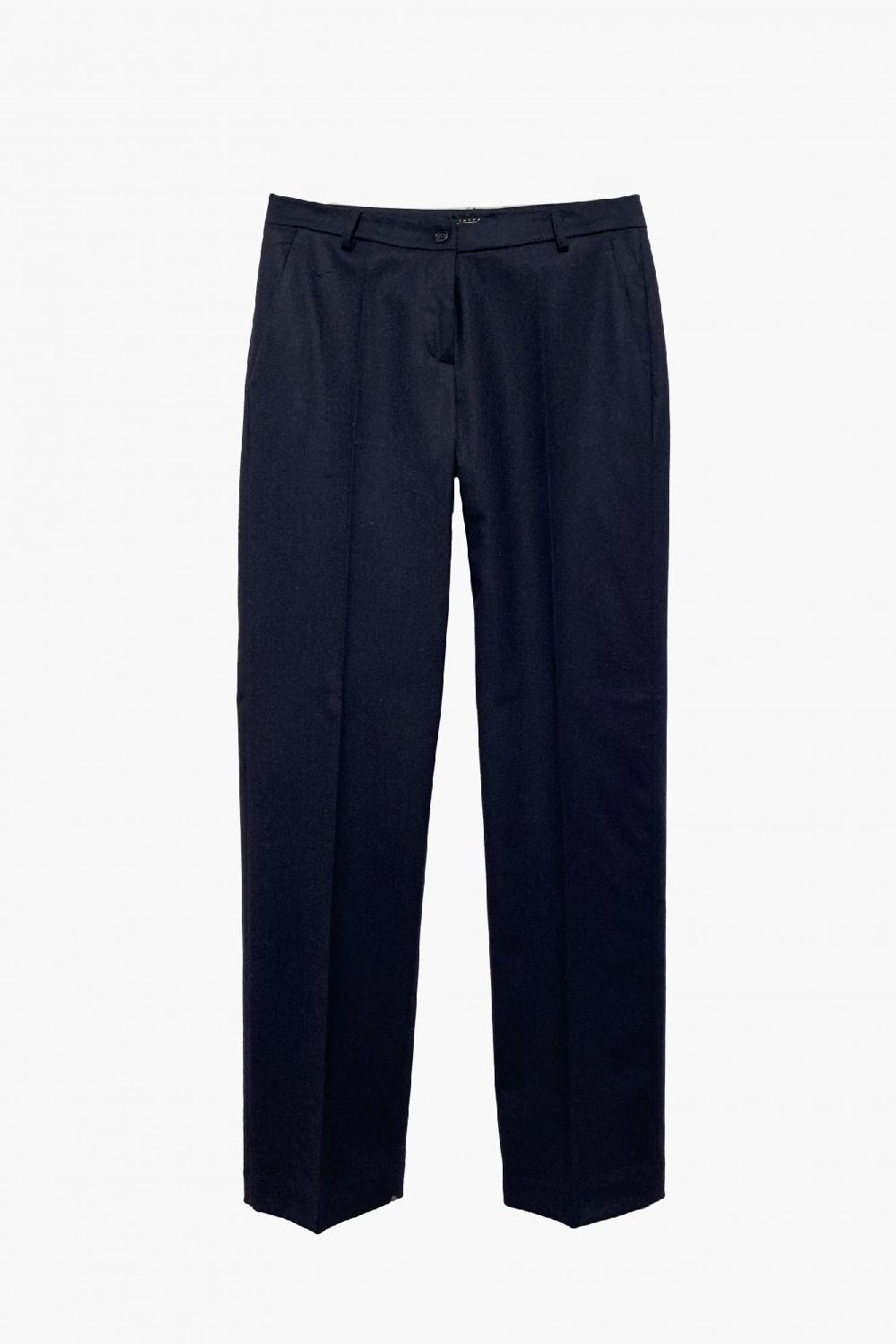 laura urbinati TROUSERS STRETCH WOOL FLANNEL