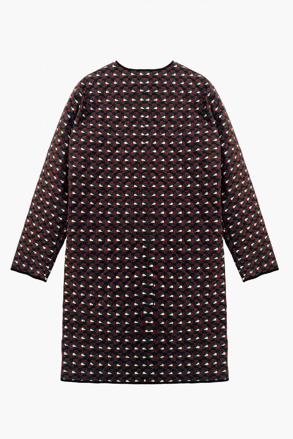 Laura Urbinati V-NECK PADDED COAT NYLON