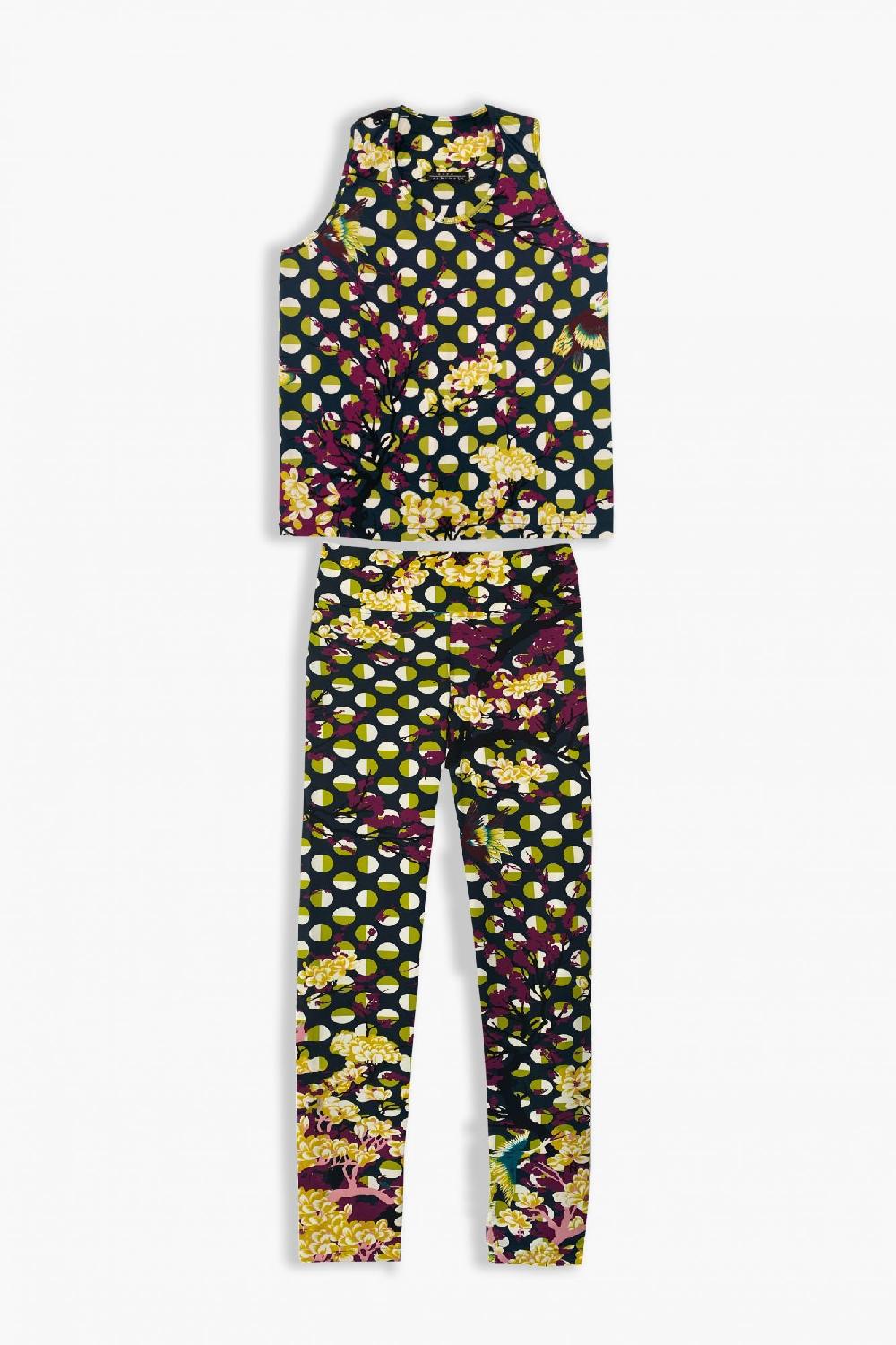 laura urbinati YOGA SET STRETCH MATTE POLYAMIDE