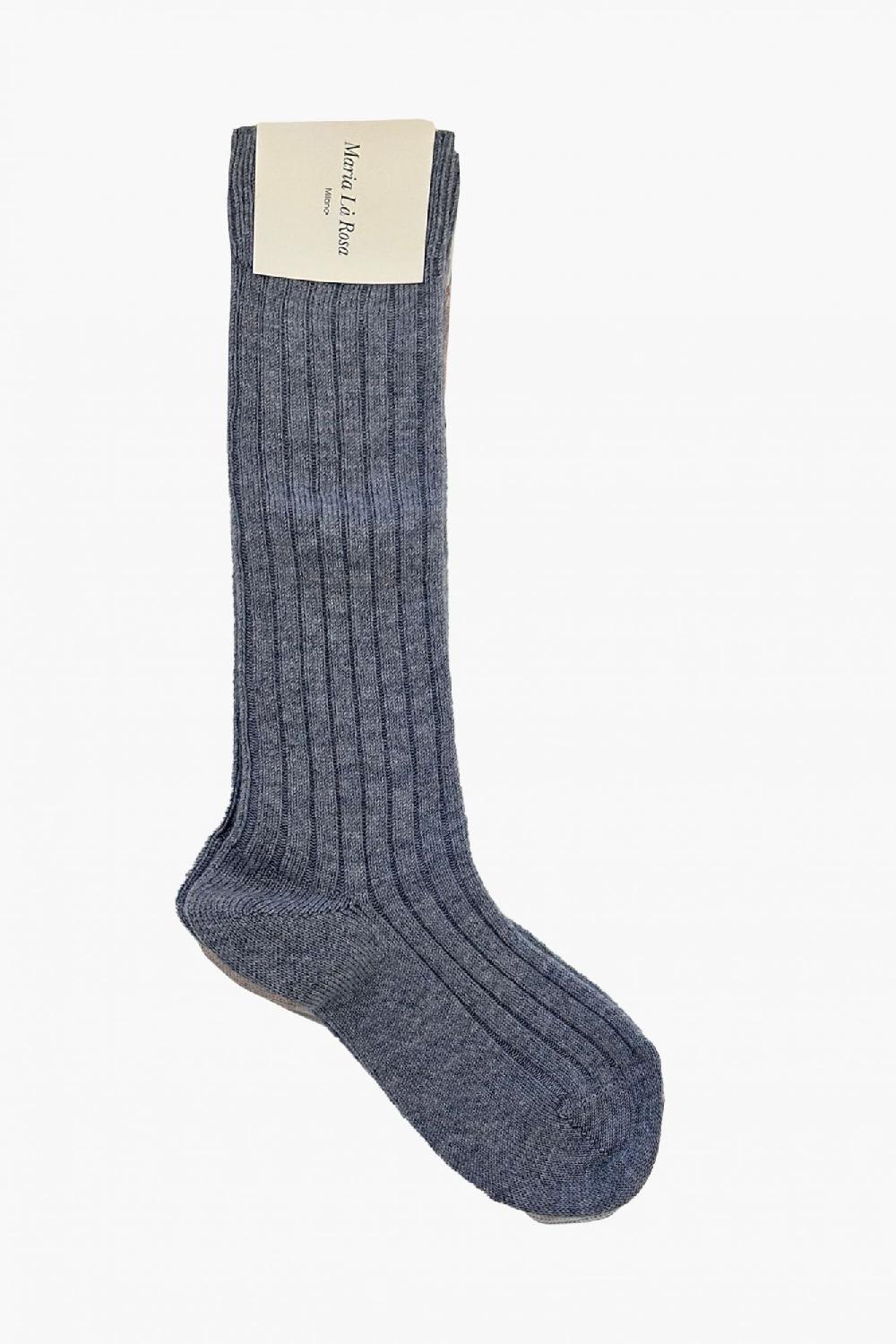 laura urbinati MARIA LA ROSA TROUSER COLLEGE SOCKS GREY