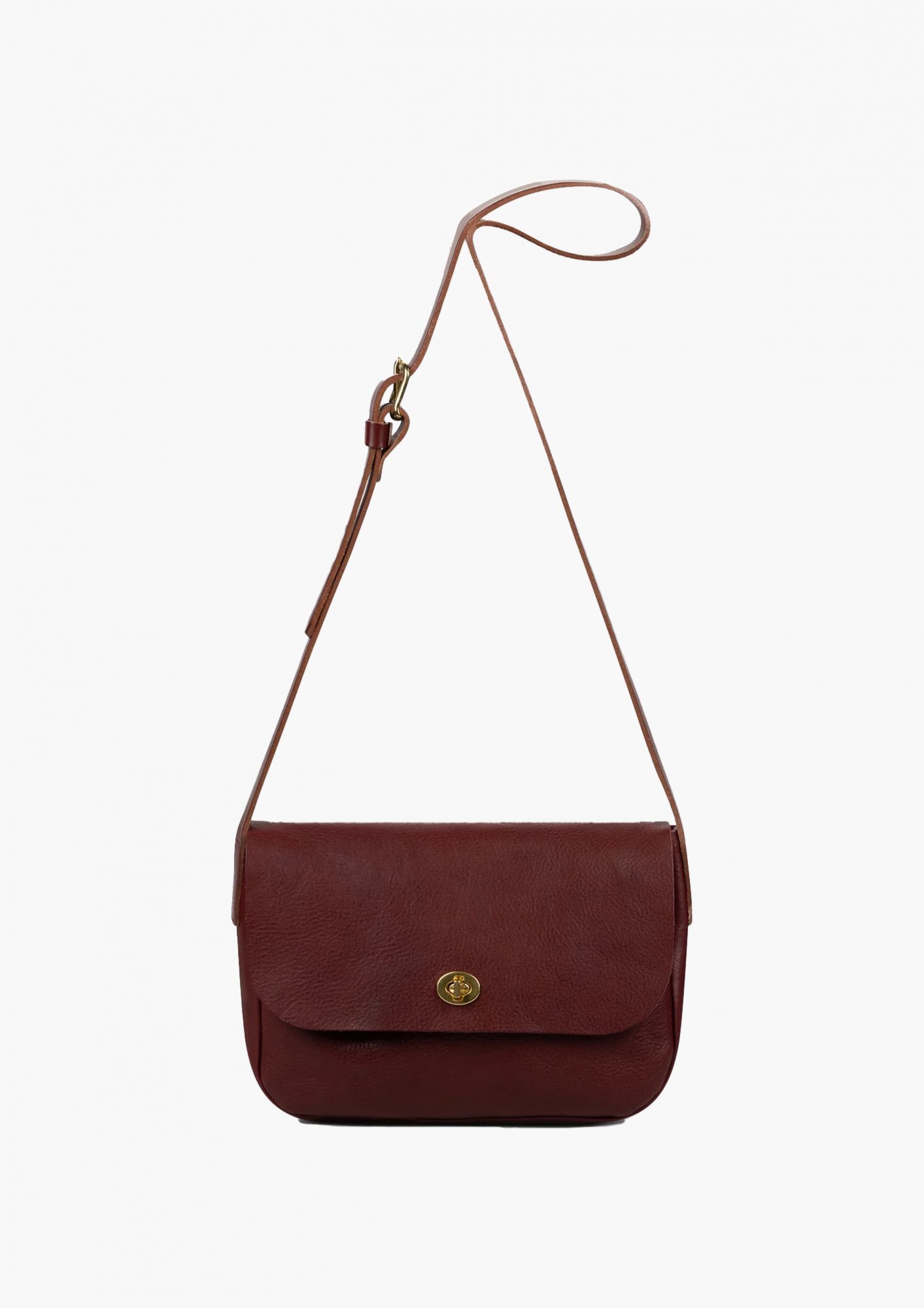 laura urbinati MIMI BERRY - BARNEY SHOULDER BAG ITALIAN VEG LEATHER