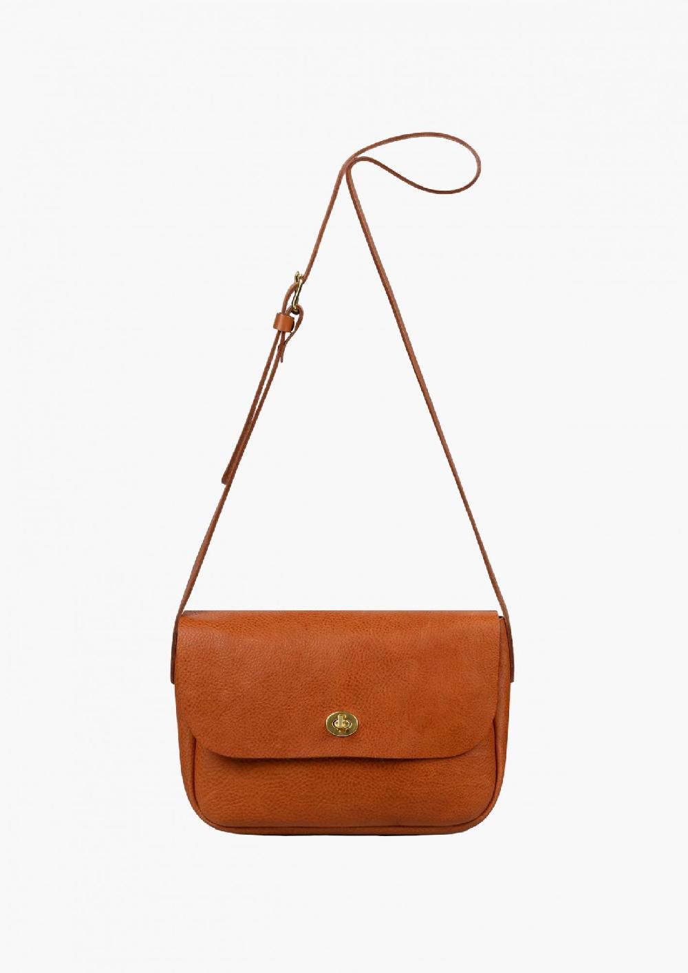 laura urbinati MIMI BERRY - BARNEY SHOULDER BAG ITALIAN VEG LEATHER