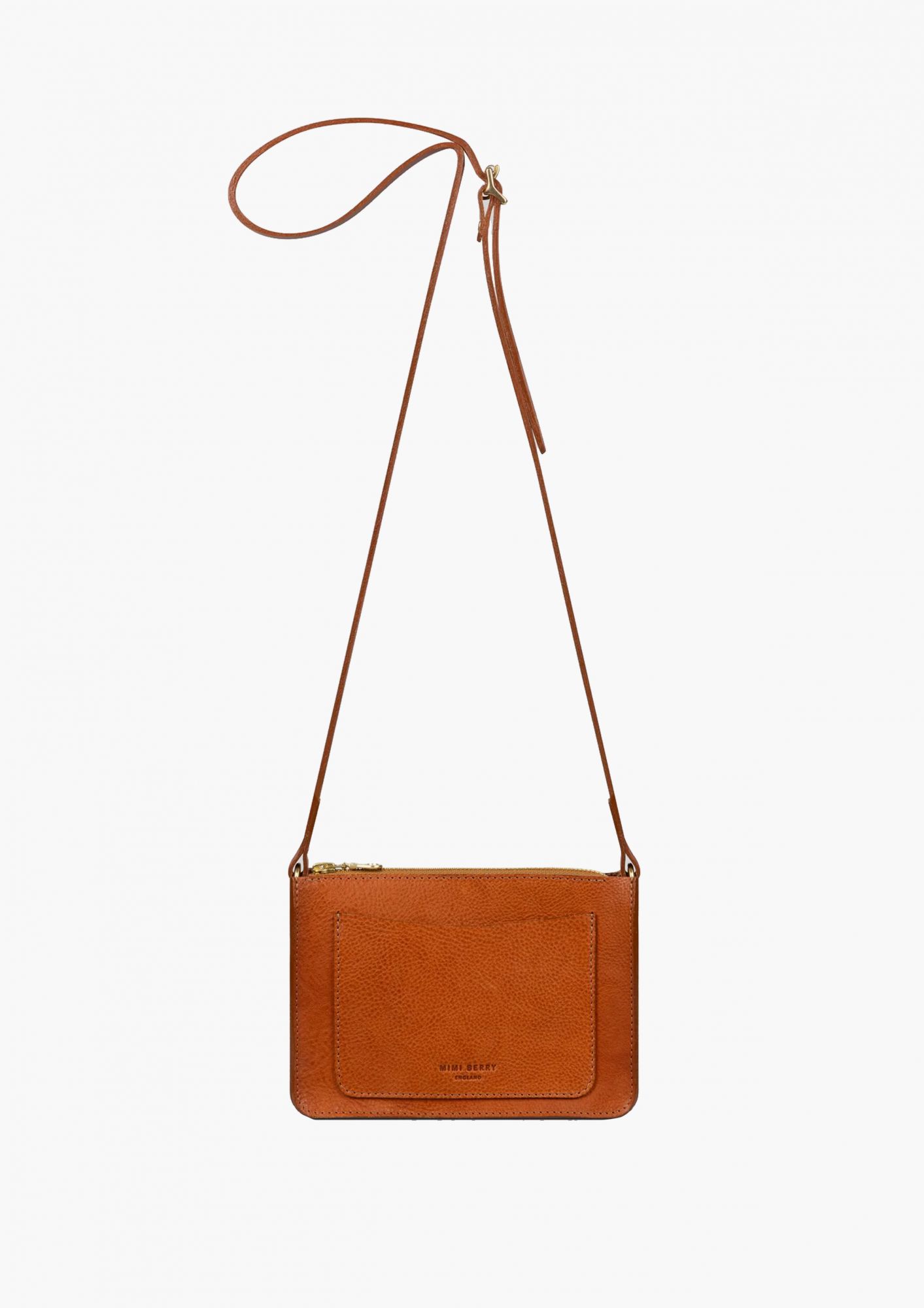 Laura Urbinati MIMI BERRY - SPARROW SMALL CROSSBODY BAG ITALIAN VEG LEATHER