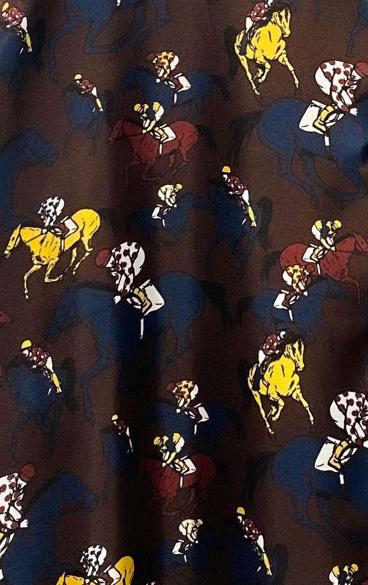 Laura Urbinati OVERSIZED SHIRT SILK TWILL CAVALLI PRINT