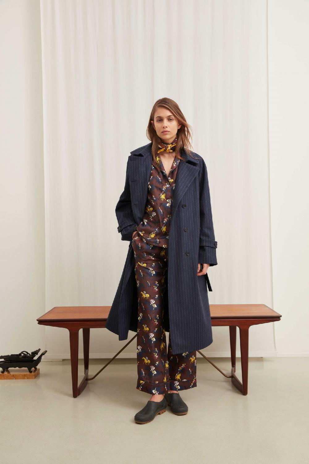 Laura Urbinati OVERSIZED SHIRT SILK TWILL CAVALLI PRINT