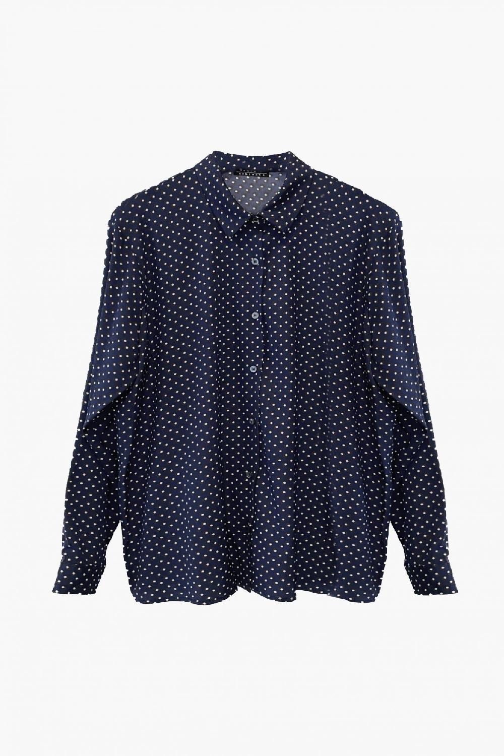 laura urbinati OVERSIZED SHIRT STRETCH SILK SCACCHETTINO PRINT