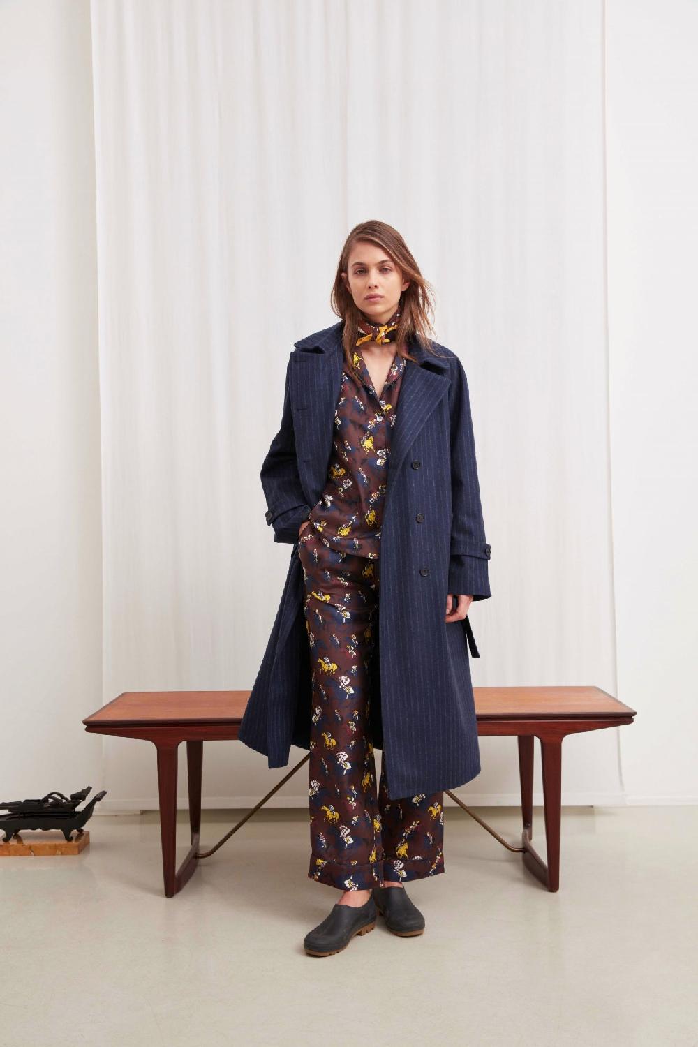 laura urbinati PAJAMA PANTS SILK TWILL CAVALLI PRINT