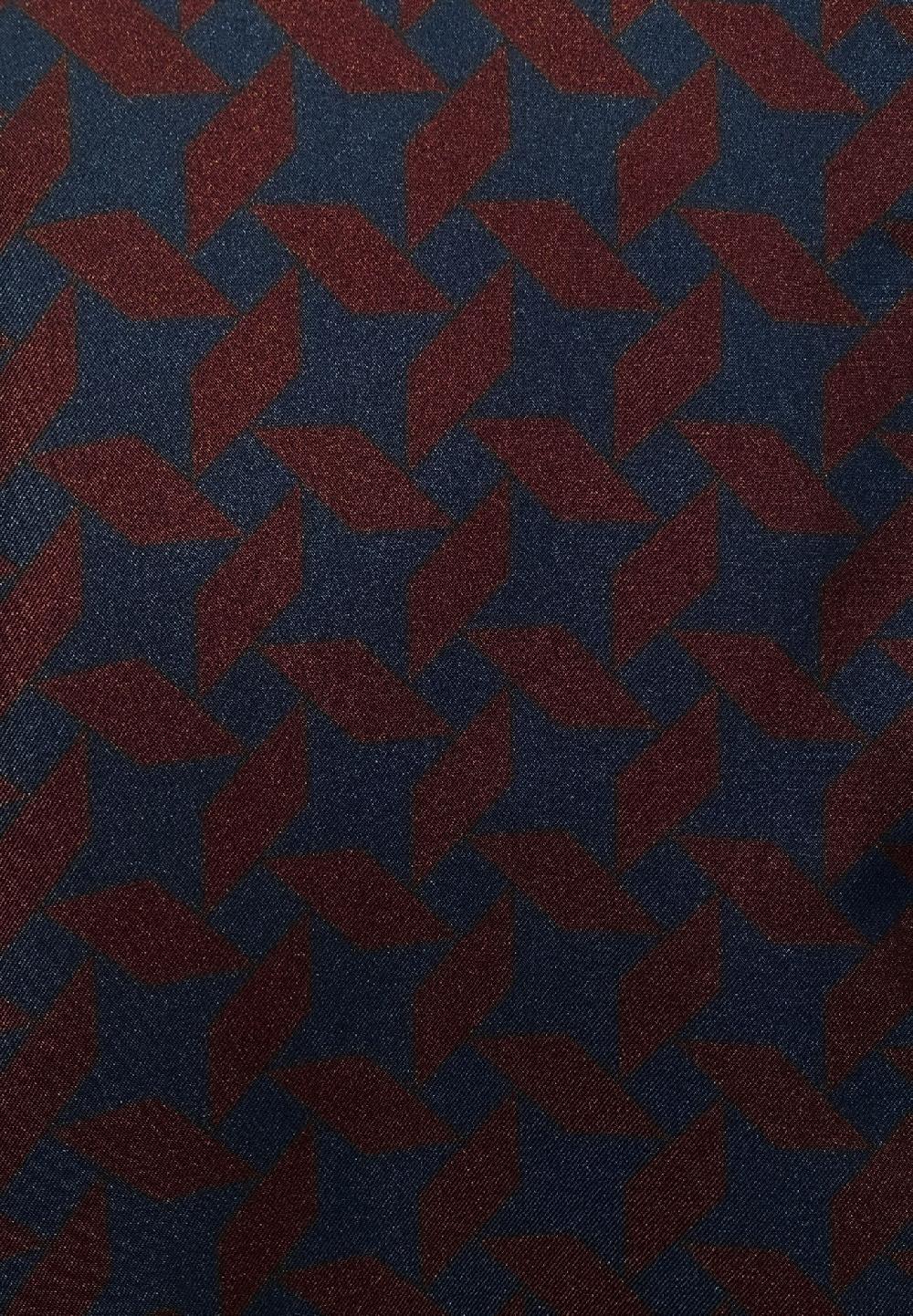 Laura Urbinati SHIRT SILK TWILL TRAPEZIOIDALE PRINT