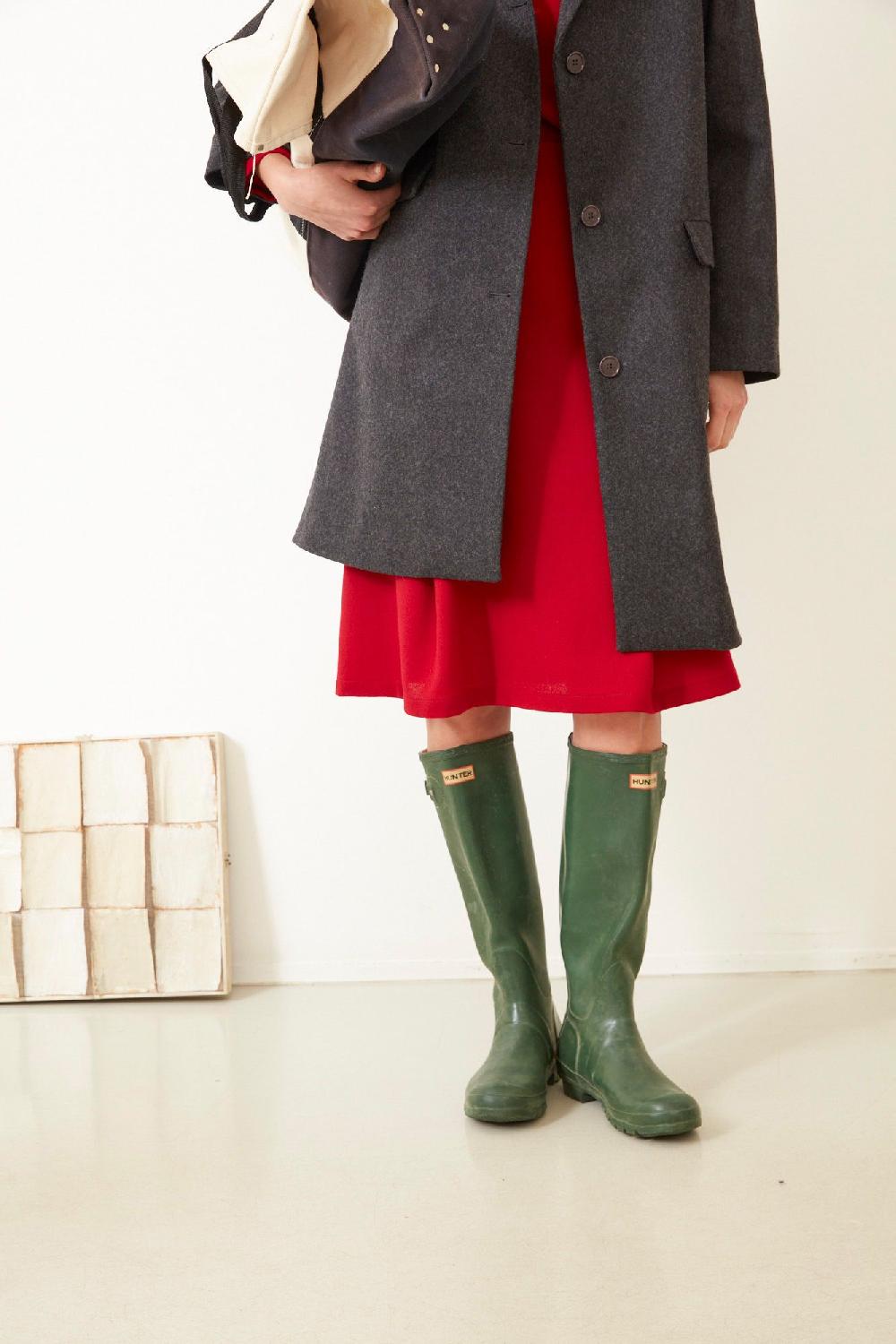 Laura Urbinati SINGLE BREASTED COCOON COAT PANNO WOOL CASHMERE