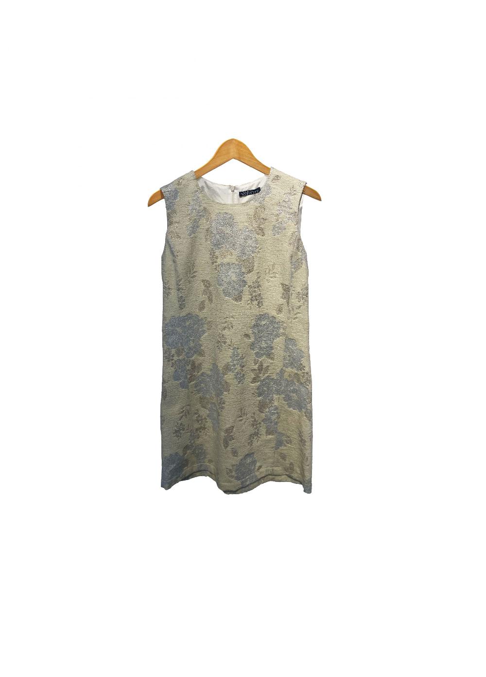 Laura Urbinati SLEEVELESS MINI DRESS JACQUARD LUREX