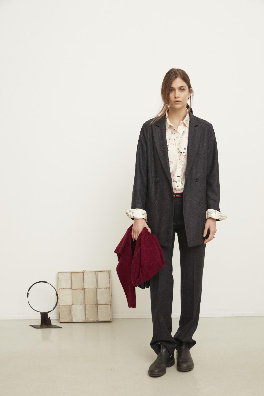 Laura Urbinati TROUSERS STRETCH FLANNEL (SOON BACK IN STOCK)