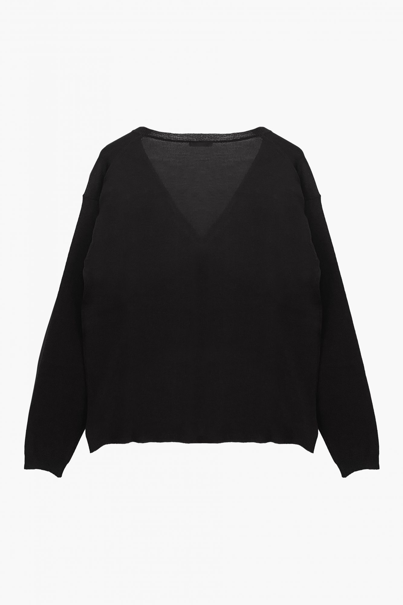 Laura Urbinati V-NECK CARDIGAN MERINO EXTRA FINE WOOL