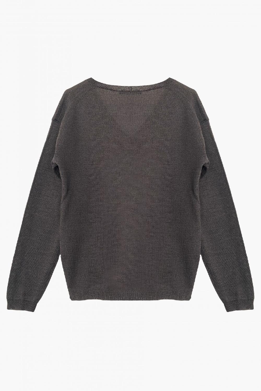 Laura Urbinati V-NECK CARDIGAN MERINO EXTRA FINE WOOL