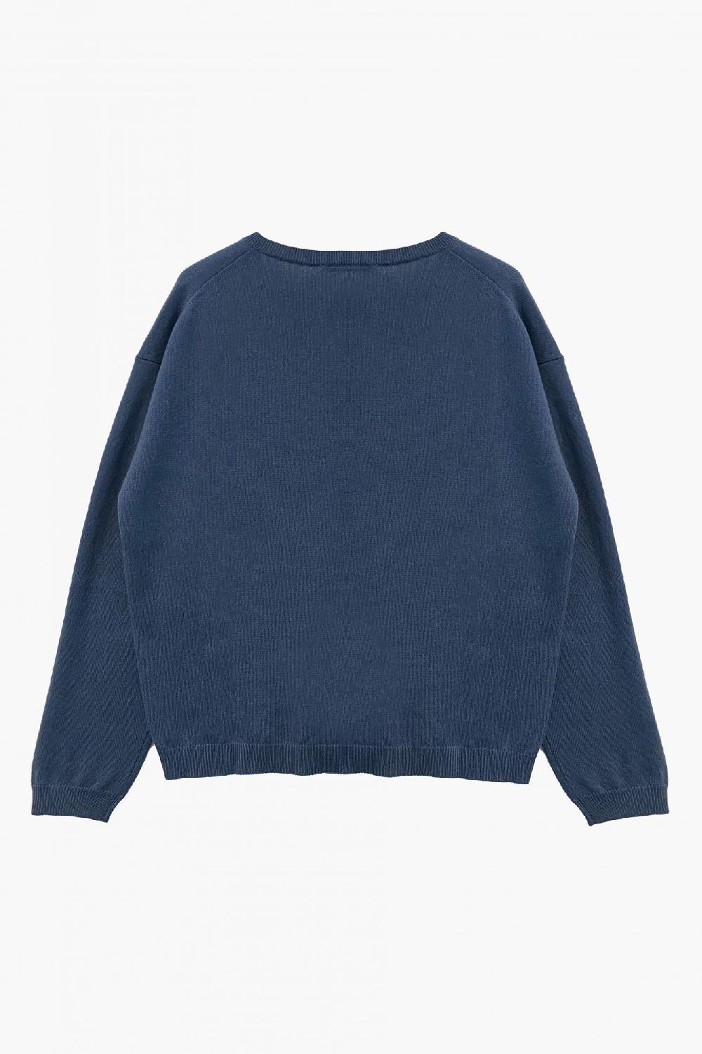Laura Urbinati V-NECK SWEATER 100% CASHMERE MADE IN ITALY