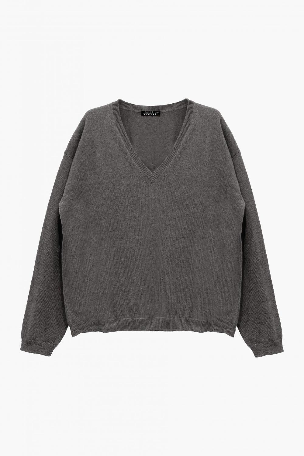 laura urbinati V-NECK SWEATER 100% CASHMERE MADE IN ITALY