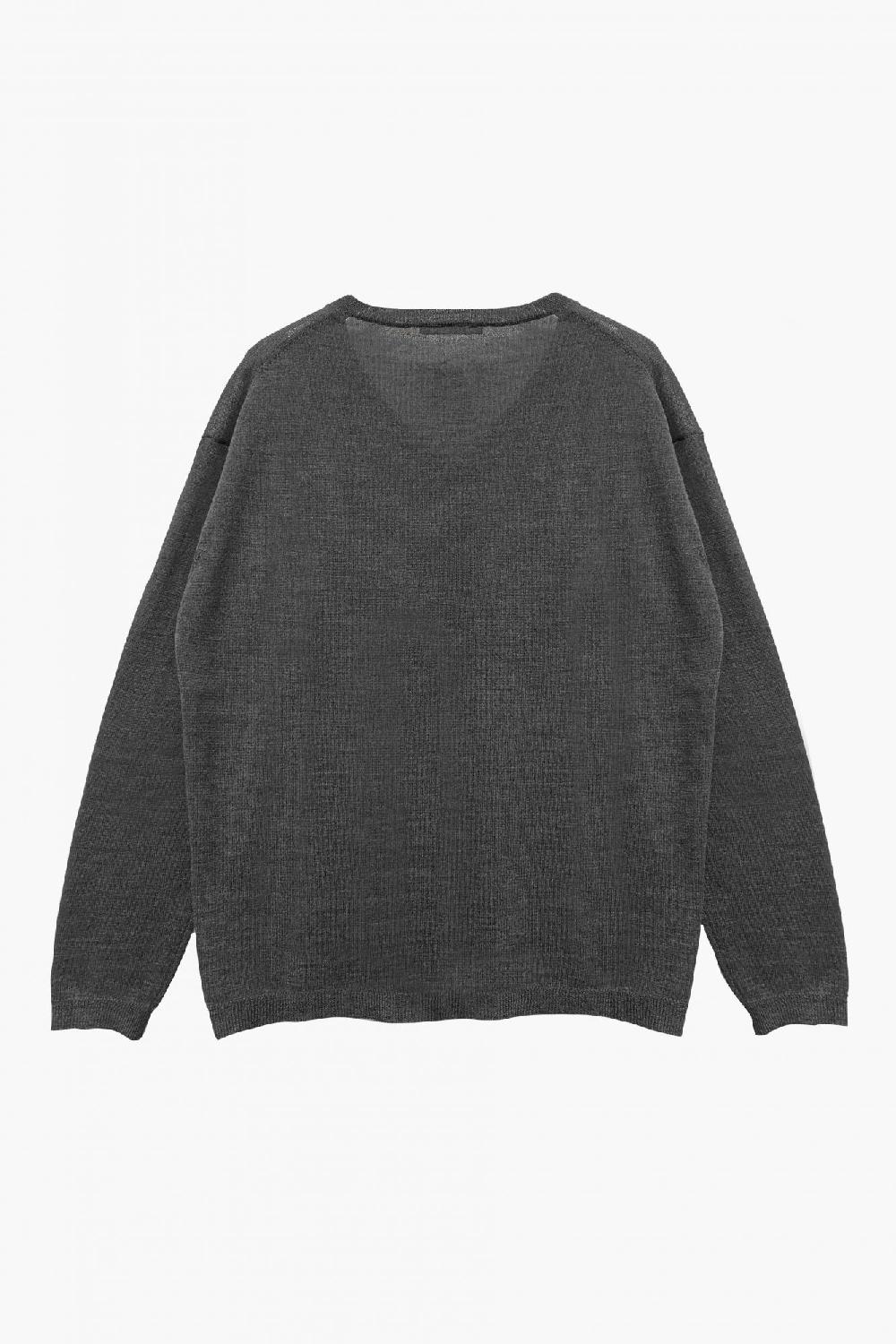 Laura Urbinati V-NECK SWEATER MERINO EXTRA FINE WOOL