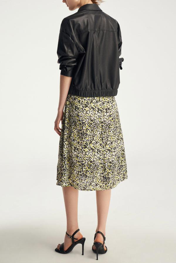 Laurèl Laurèl Italian Top-Grade Ultra-Thin 0.1mm Sheepskin Shirt Black