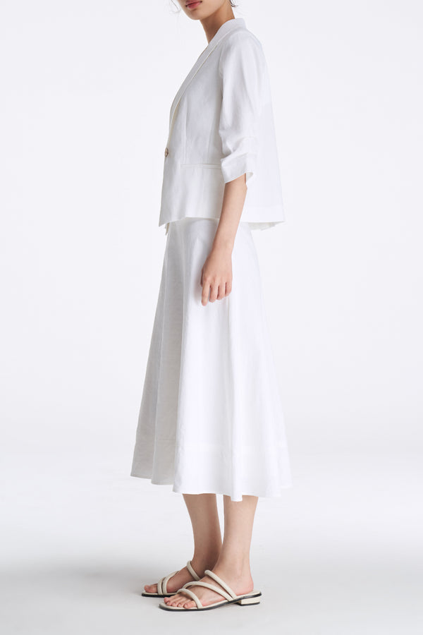 Laurèl Laurèl A-Line Skirt White
