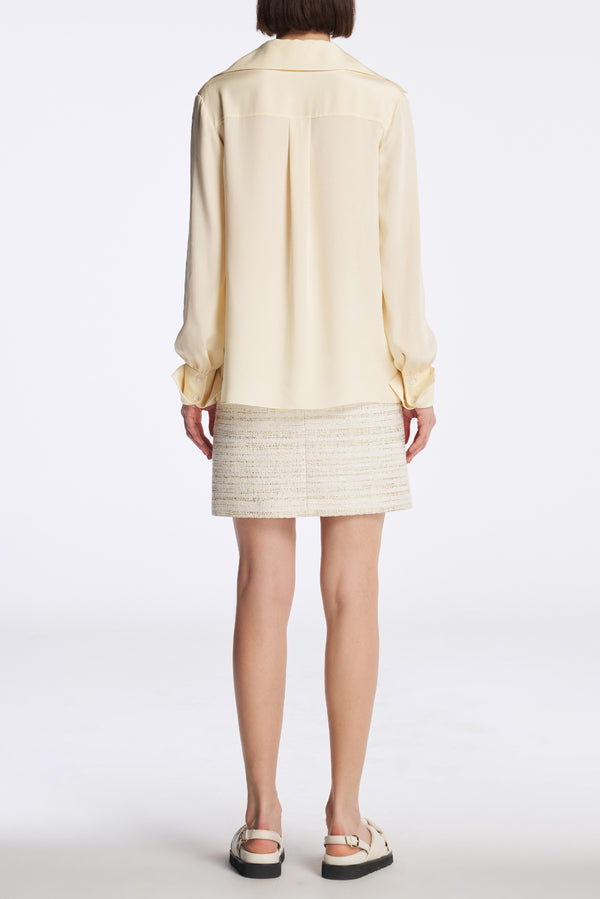 Laurèl Laurèl Classic A-Line Skirts Gold