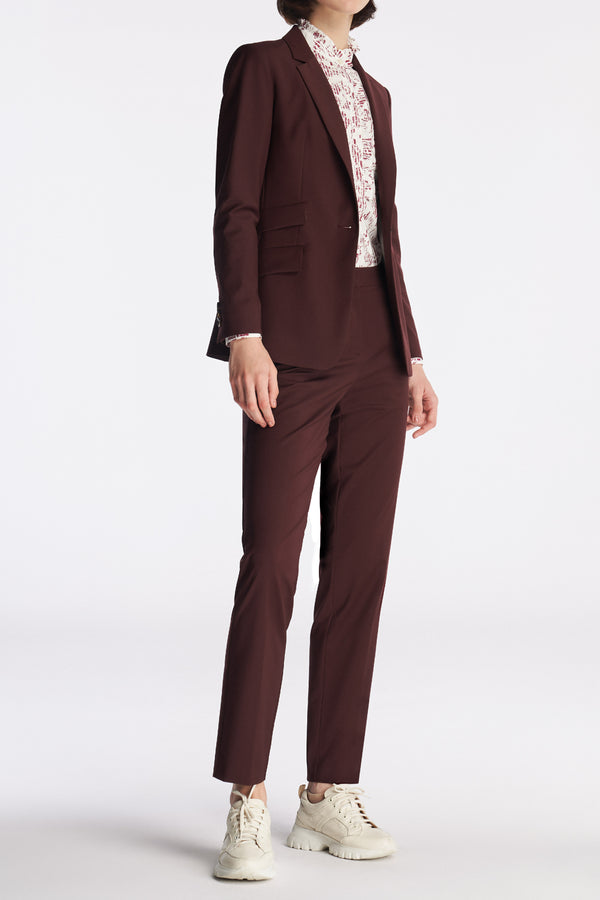 Laurèl Laurèl Classic Blazer Red